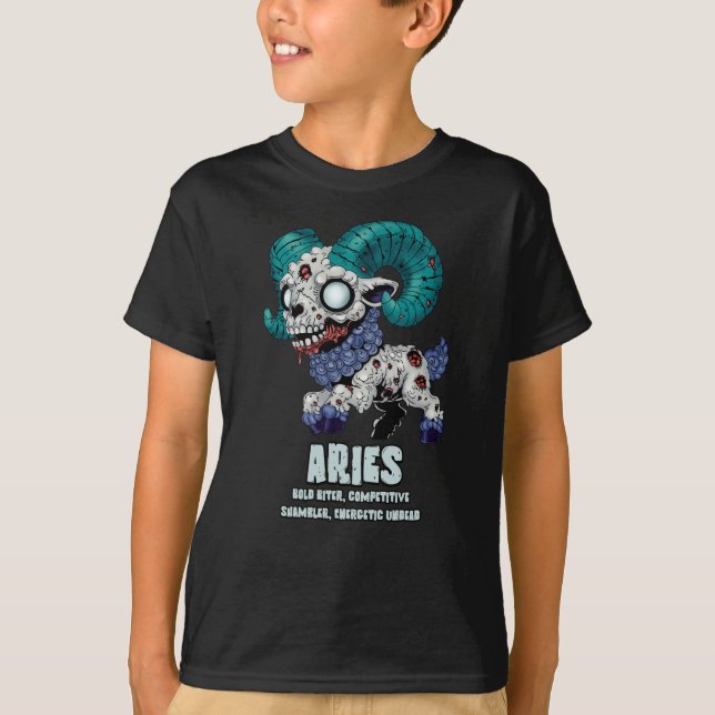 Aries Zombie T Shirt (Framsida)