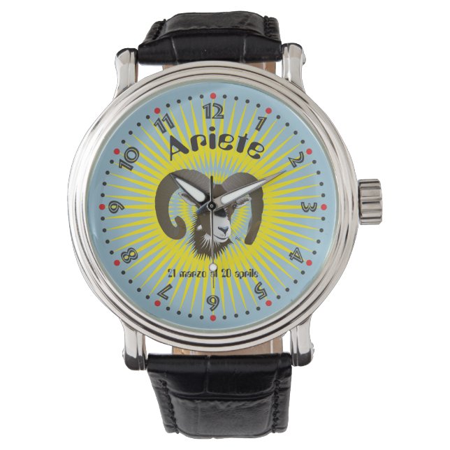 Ariete 21 marzo al 20 aprile Orologio Armbandsur (Framsida)