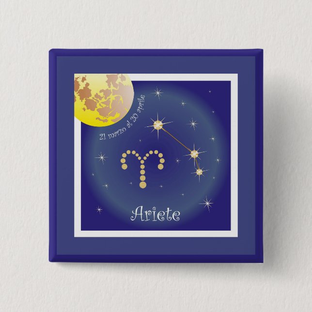 Ariete 21 marzo al 20 aprilknappar knapp (Framsida)