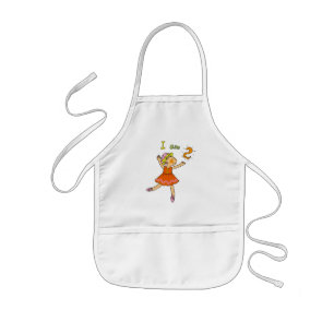 årig ballerina 2 barnförkläde