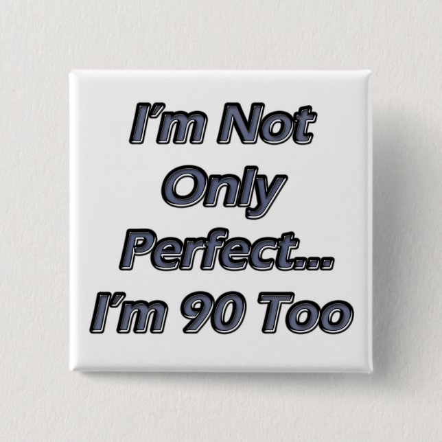 Årig perfekt 90 knapp (Framsida)