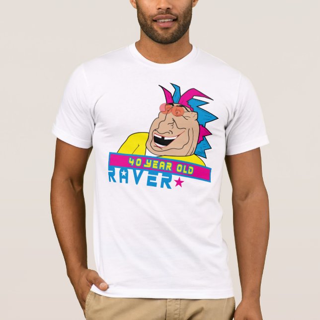 Årig Raver 40 Tee Shirt (Framsida)
