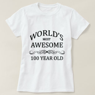 Åriga världs mest enorma 100 t shirt