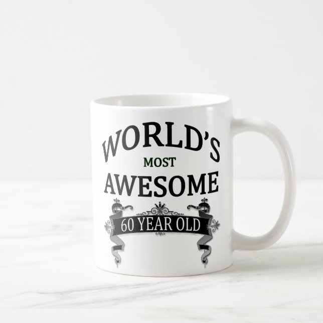 Åriga världs mest fantastisk 60 kaffemugg (Höger)