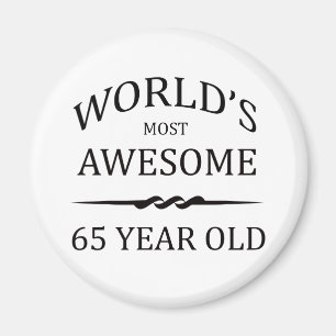 Åriga världs mest fantastisk 65 magnet