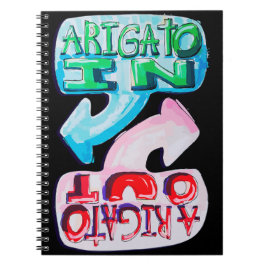 Arigato In, Arigato Ut Anteckningsbok