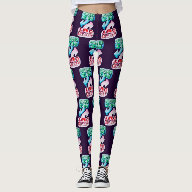 Arigato In, Arigato Ut Leggings (Framsida)