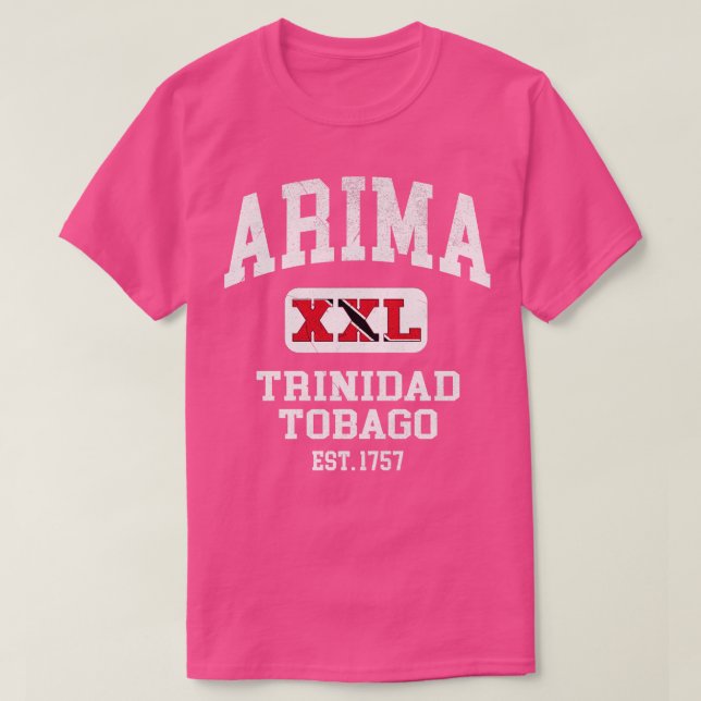 Arima Trinidad och Tobago XXL Athletic design T Shirt (Design framsida)