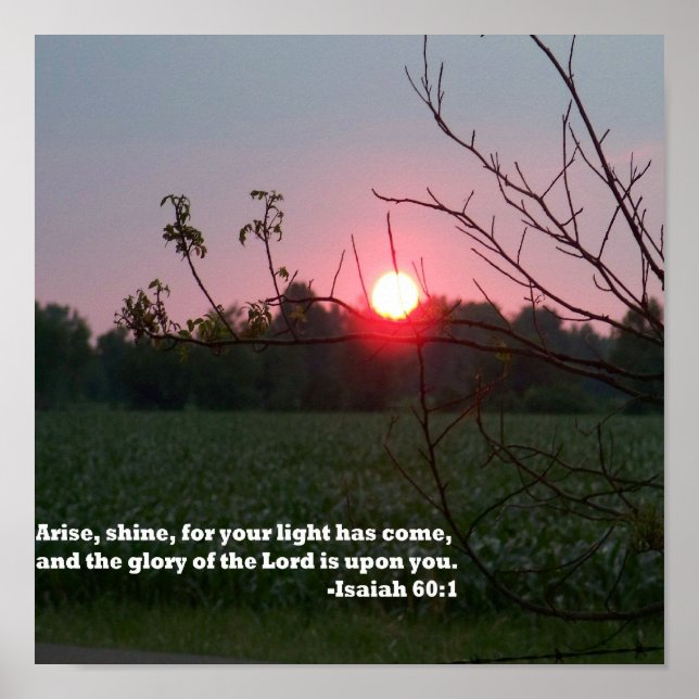 Arise and Shine Poster (Framsidan)