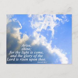 Arise and Shine Vykort