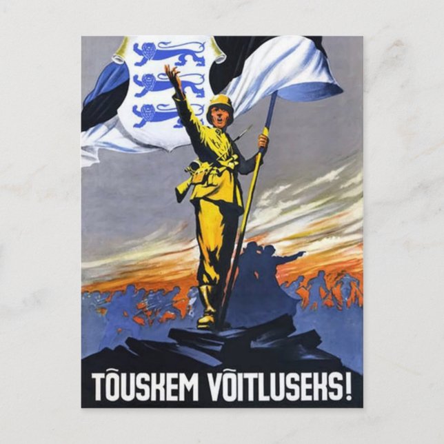 Arise, Estland! Vykort (Framsida)