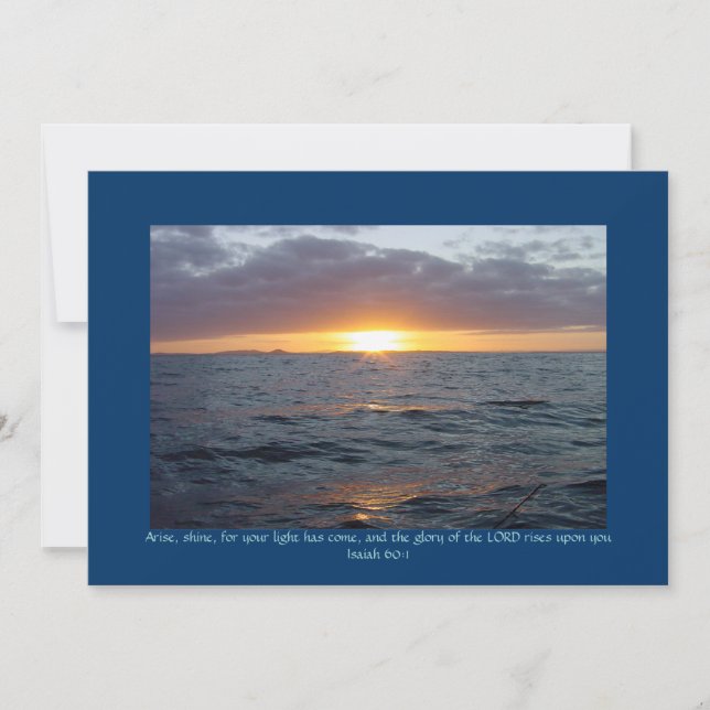 Arise Shine - Isaiah 60:1 (Framsida)