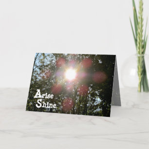 Arise Shine Isaiah 60 Christian Card Kort