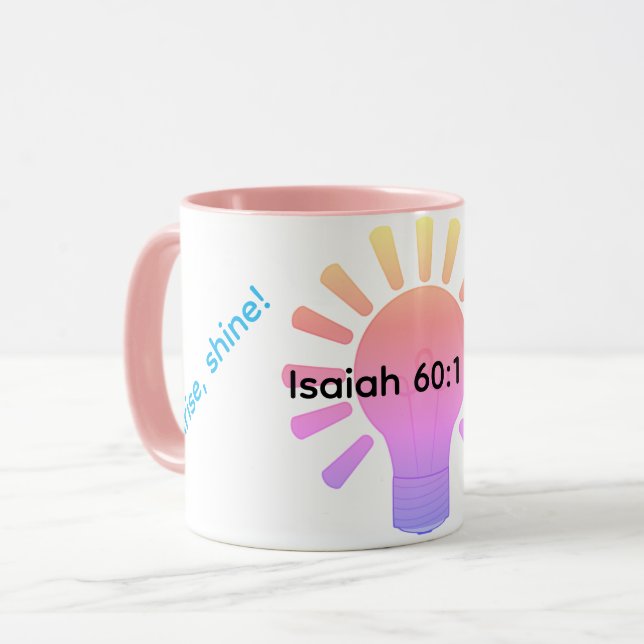 Arise, shine! mugg (Framsida vänster)