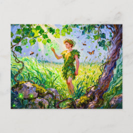 Aristaeus Jordbrukets och Naturens Gud från grekis Vykort