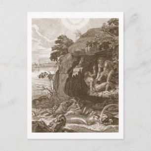 Aristeus Compels Proteus to Reveal Hans Oracles, 1 Vykort