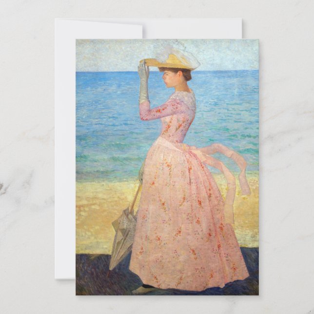 Aristide Maillol - Kvinna med parasoll Inbjudningar (Framsida)