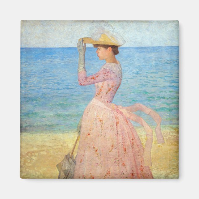 Aristide Maillol - Kvinna med parasoll Magnet (Framsidan)