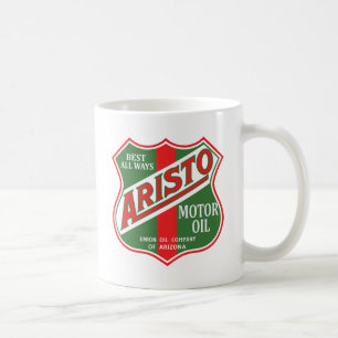 Aristo motorolja vintage skylt reproduktion kaffemugg