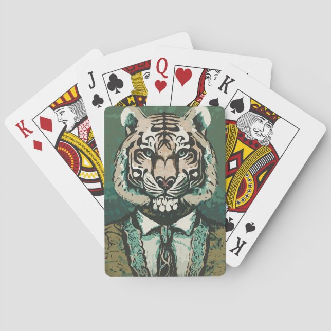 Aristoat Tiger Casinokort (Baksidan)