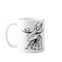 Aristoat with Handle-Pub Mustache & Bell. Funny