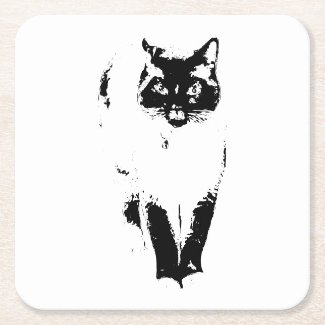 Aristocat Attitude Underlägg Papper Kvadrat (Framsidan)