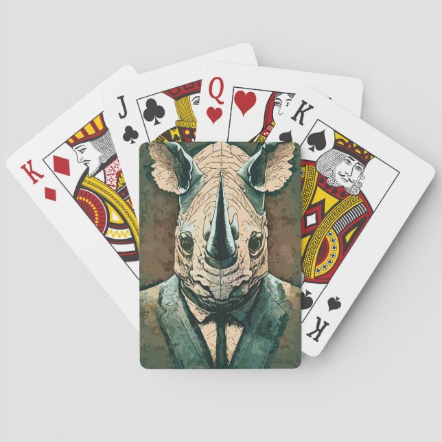 Aristokrat Rhino Casinokort (Baksidan)