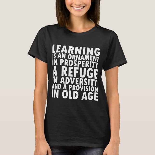 Aristoteles betydelse för utbildningsofferten t shirt (Framsida)