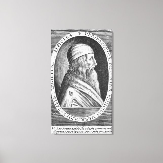 Aristoteles Canvastryck (Framsida)