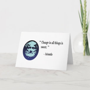 Aristoteles filosofi - förändring är ett sött kort
