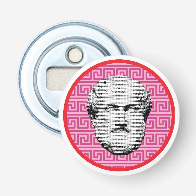Aristoteles grekisk filosof flasköppnare (Framsidan)