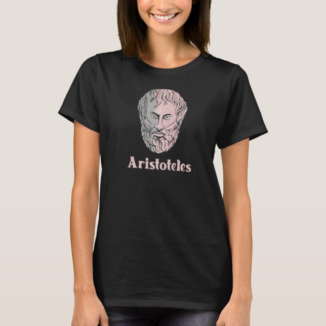 Aristoteles Grekiska filosopher Philosophy Ancient T Shirt (Framsida)