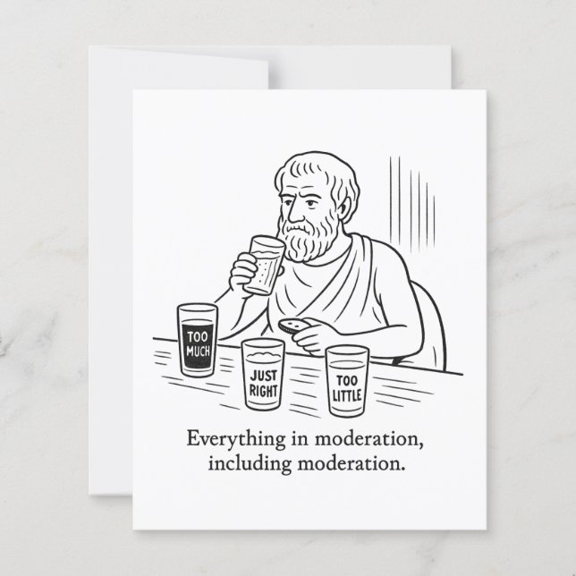 Aristoteles guide till måttfullhet (Framsida)