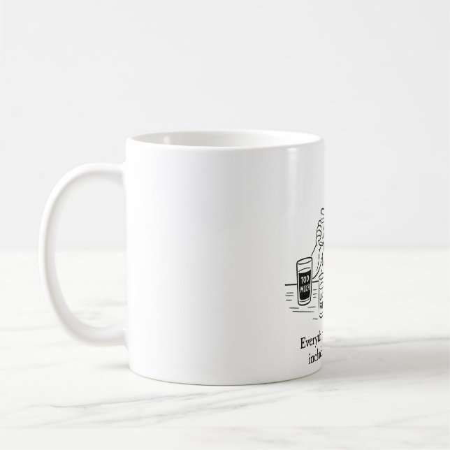 Aristoteles guide till måttfullhet kaffemugg (Vänster)