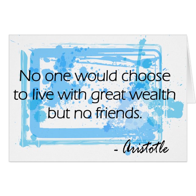 Aristoteles Hälsningskort (Framsidan Horizontal)