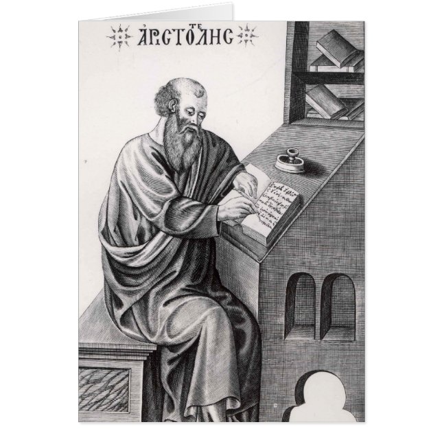 Aristoteles Hälsningskort (Framsidan)