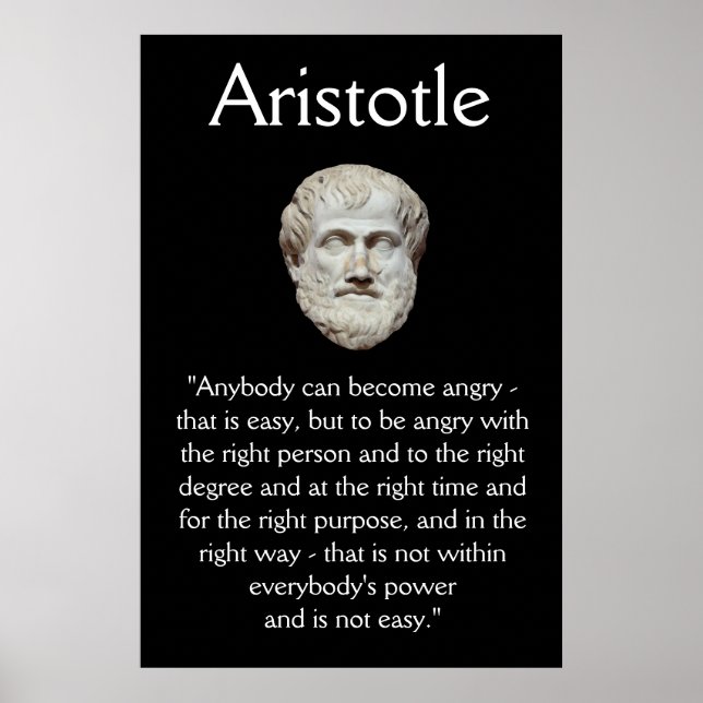 Aristoteles - IlManagement Quote Poster (Framsidan)