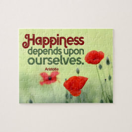 Aristoteles inspirationsoffert "lycka" pussel