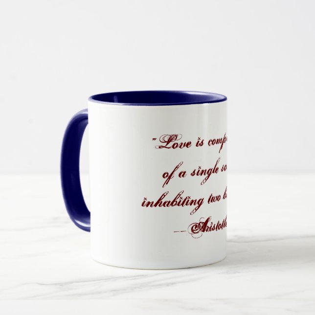 ’Aristoteles’ Kaffe Mugg (Framsida vänster)