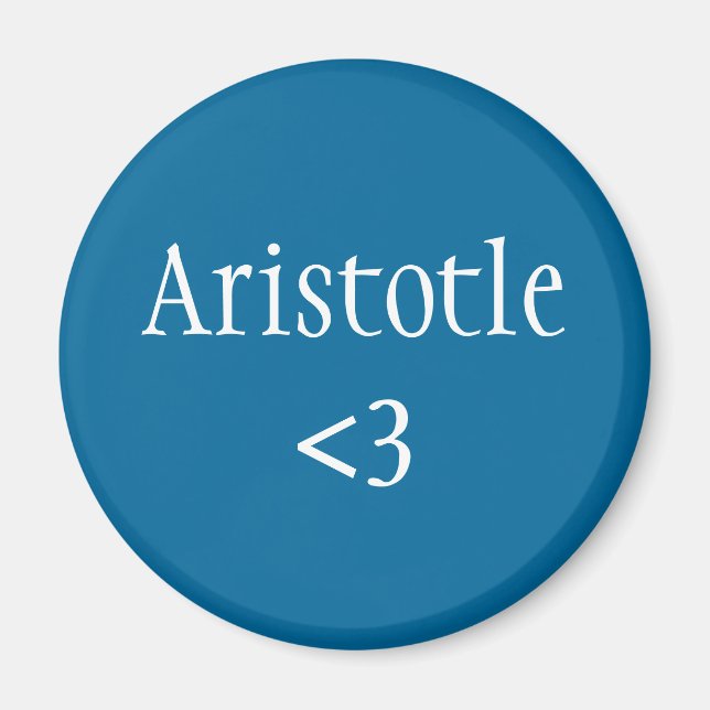 Aristoteles kärlek magnet (Framsidan)