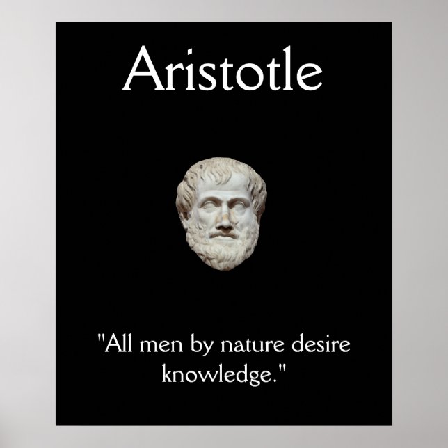 Aristoteles - Kunskapsoffert Poster (Framsidan)
