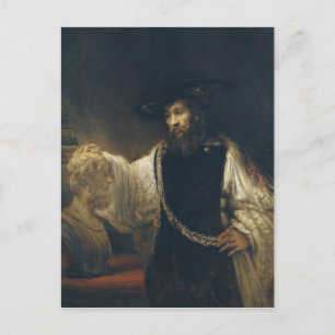 Aristoteles med en stuga av Rembrandt Vykort