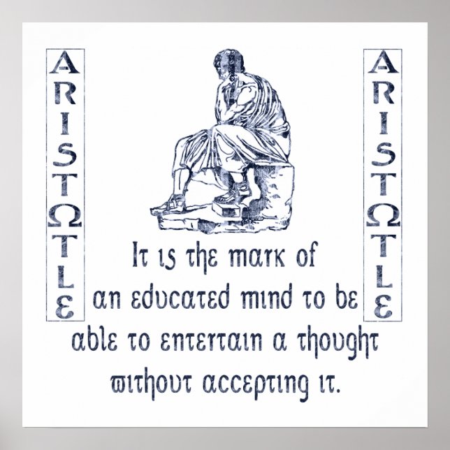 Aristoteles Poster (Framsidan)