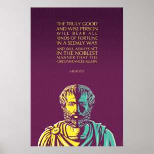Aristoteles poster: Den verkligt bra och kloka per Poster