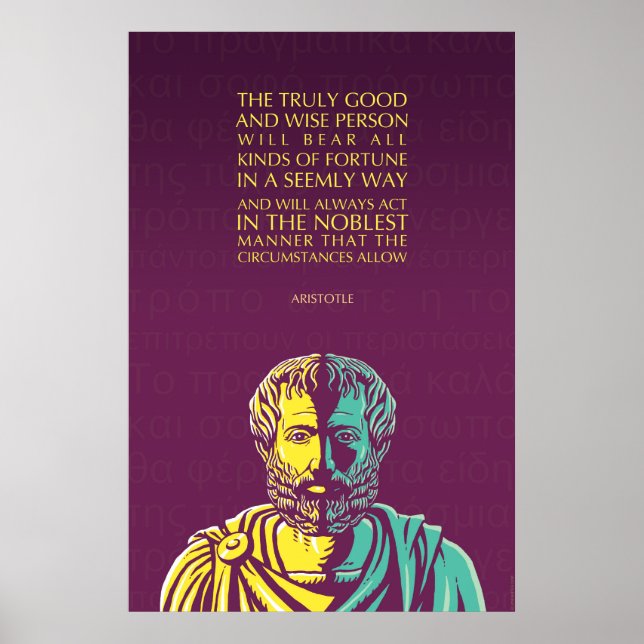 Aristoteles poster: Den verkligt bra och kloka per Poster (Framsidan)
