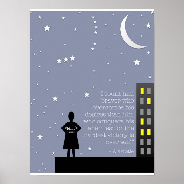 Aristoteles självaste kloster poster (Framsidan)