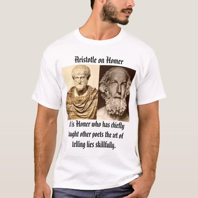 aristotle_altemps homer, Aristotle på Homer, I… Tee (Framsida)