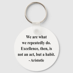 Aristotle citationstecken 4a nyckelring