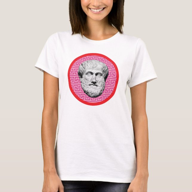 Aristotle Greek Philosopher T Shirt (Framsida)