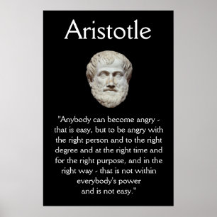 Aristotle - ilskaledningcitationstecken poster